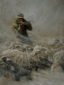 Newell Convers Wyeth - Sheep Herder | Ньюэлл Конверс Уайет