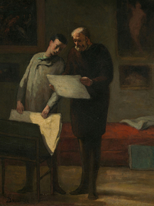 Honore Victorin Daumier - Advice to a Young Artist | Оноре Домье Honore Victorin Daumier - Advice to a Young Artist | Оноре Домье