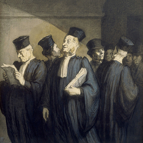 Honore Victorin Daumier - Avant laudience | Оноре Домье Honore Victorin Daumier - Avant laudience | Оноре Домье
