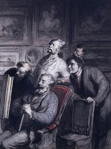 Honore Victorin Daumier - The Amateurs | Оноре Домье Honore Victorin Daumier - The Amateurs | Оноре Домье