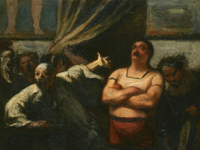 Honore Victorin Daumier - The Strong Man | Оноре Домье Honore Victorin Daumier - The Strong Man | Оноре Домье