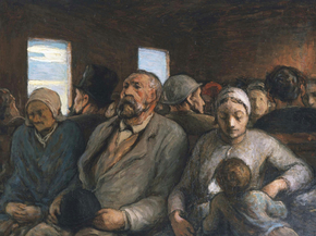Honore Victorin Daumier - Third Class Carriage | Оноре Домье Honore Victorin Daumier - Third Class Carriage | Оноре Домье