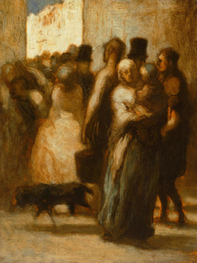 Honore Victorin Daumier - To the Street | Оноре Домье