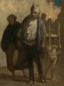Honore Victorin Daumier - Wandering Saltimbanques | Оноре Домье