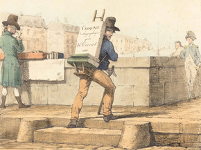 Horace Vernet - Artist Carrying Easel | Орас Верне