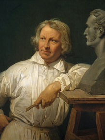 Horace Vernet - Bertel Thorvaldsen with the Bust | Орас Верне
