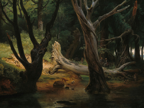 Horace Vernet - Departure for the Hunt in the Pontine Marshes | Орас Верне