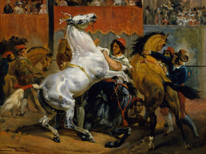 Horace Vernet - The Start of the Race of the Riderless Horses | Орас Верне
