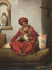 Horace Vernet - Turk with hookah | Орас Верне
