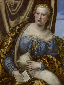 Paolo Veronese - Portrait of a Lady as Saint Agnes | Паоло Веронезе