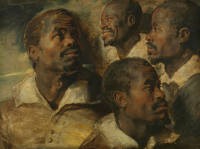 Peter Paul Rubens - Four Studies of a Head of a Moor | Питер Пауль Рубенс Peter Paul Rubens - Four Studies of a Head of a Moor | Питер Пауль Рубенс