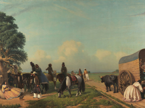 Prilidiano Pueyrredon - A Stop in the Field | Прилидиано Пуэйрредон