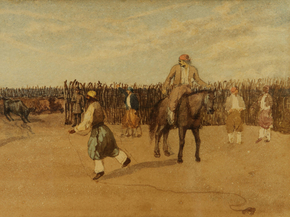 Prilidiano Pueyrredon - En el corral | Прилидиано Пуэйрредон