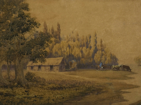 Prilidiano Pueyrredon - Paisaje de San Isidro | Прилидиано Пуэйрредон