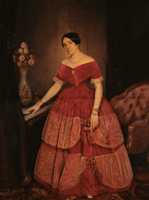 Prilidiano Pueyrredon - Portrait of Manuelita Rosas | Прилидиано Пуэйрредон Prilidiano Pueyrredon - Portrait of Manuelita Rosas | Прилидиано Пуэйрредон
