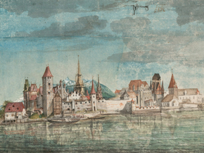 Albrecht Durer - Innsbruck von Norden | Альбрехт Дюрер
