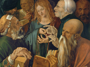 Albrecht Durer - Jesus among the Doctors | Альбрехт Дюрер