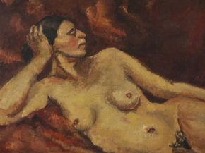 Amrita Sher-Gil - Nude Study | Амрита Шер-Гил
