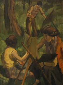 Amrita Sher-Gil - Open Air Painters | Амрита Шер-Гил