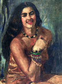 Amrita Sher-Gil - Self Portrait | Амрита Шер-Гил
