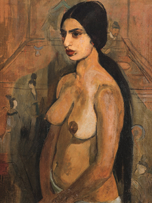 Amrita Sher-Gil - Self-Portrait as a Tahitian | Амрита Шер-Гил