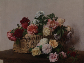 Henri Fantin-Latour - A Basket of Roses | Анри Фантен-Латур Henri Fantin-Latour - A Basket of Roses | Анри Фантен-Латур