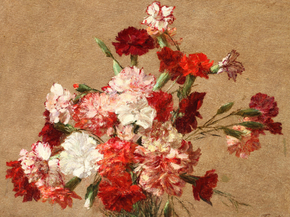 Henri Fantin-Latour - Carnations without Vase | Анри Фантен-Латур