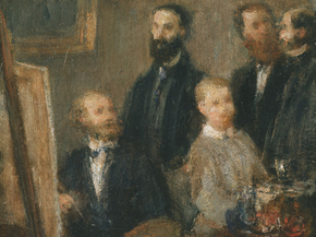 Henri Fantin-Latour - Manet in his Studio | Анри Фантен-Латур