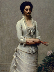 Henri Fantin-Latour - Portrait of Eva Callimachi-Cartargi | Анри Фантен-Латур