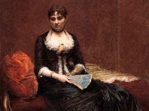 Henri Fantin-Latour - Portrait of Madame Leon Maitre | Анри Фантен-Латур