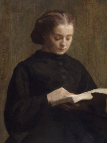 Henri Fantin-Latour - Portrait of Mademoiselle Marie Fantin-Latour | Анри Фантен-Латур Henri Fantin-Latour - Portrait of Mademoiselle Marie Fantin-Latour | Анри Фантен-Латур