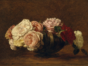 Henri Fantin-Latour - Roses in a Bowl | Анри Фантен-Латур