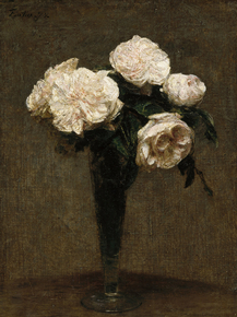 Henri Fantin-Latour - Roses in a Vase | Анри Фантен-Латур