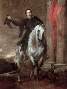 Anthony van Dyck - Anton Giulio Brignole-Sale on horseback | Антонис ван Дейк