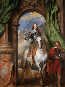 Anthony van Dyck - Charles I with M. de St Antoine | Антонис ван Дейк