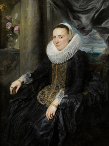 Anthony van Dyck - Margareta de Vos | Антонис ван Дейк