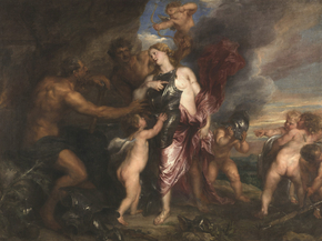Anthony van Dyck - Venus in der Werkstatt des Vulkan | Антонис ван Дейк