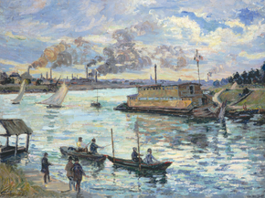 Armand Guillaumin - River Scene | Арман Гийомен