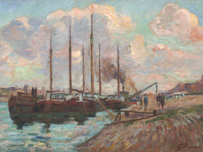 Armand Guillaumin - The Quai d'Austerlitz | Арман Гийомен Armand Guillaumin - The Quai d'Austerlitz | Арман Гийомен