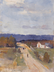 Arthur Streeton - A road to the ranges | Артур Стритон