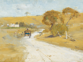 Arthur Streeton - At Templestowe | Артур Стритон Arthur Streeton - At Templestowe | Артур Стритон