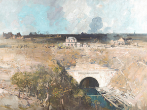 Arthur Streeton - Bellicourt Tunnel | Артур Стритон