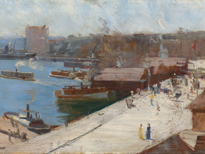 Arthur Streeton - Circular Quay | Артур Стритон Arthur Streeton - Circular Quay | Артур Стритон