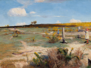 Arthur Streeton - Early summer - gorse in bloom | Артур Стритон Arthur Streeton - Early summer - gorse in bloom | Артур Стритон