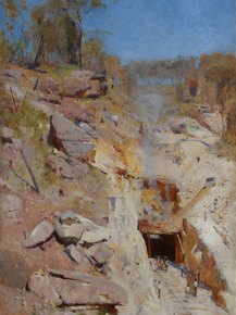 Arthur Streeton - Fire's on - Arthur Streeton | Артур Стритон