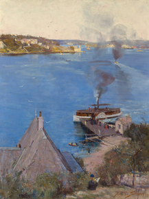 Arthur Streeton - From McMahon's Point - fare one penny | Артур Стритон