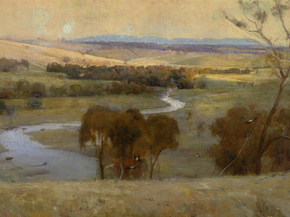 Arthur Streeton - Still glides the stream, and shall for ever glide | Артур Стритон