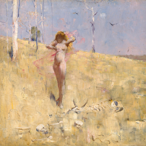 Arthur Streeton - The spirit of the drought | Артур Стритон