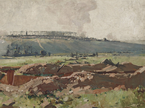 Arthur Streeton - Villers Bretonneux | Артур Стритон