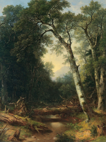 Asher Durand - A creek in the woods | Ашер Браун Дюран